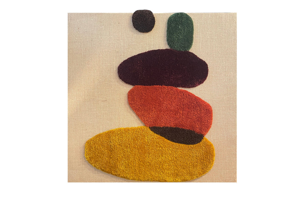 Tapisserie contemporaine Mako Studio série Stones