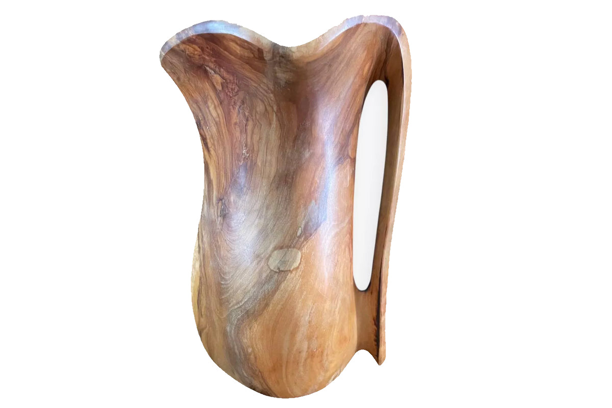 Pichet en bois d'olivier