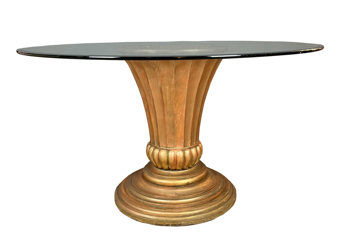 Table à manger style néo-classique années 80
