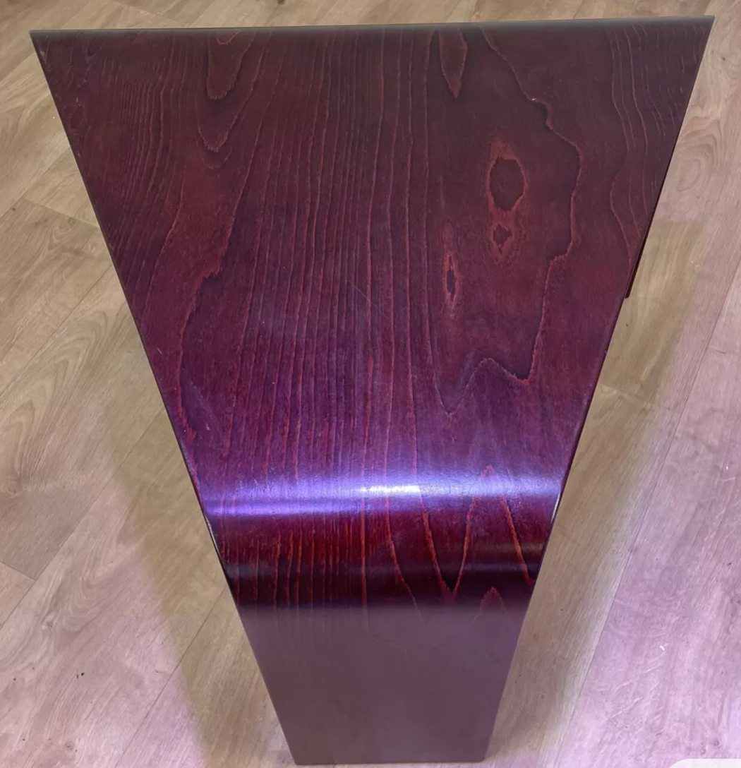 Table basse Stressless en bois cintré