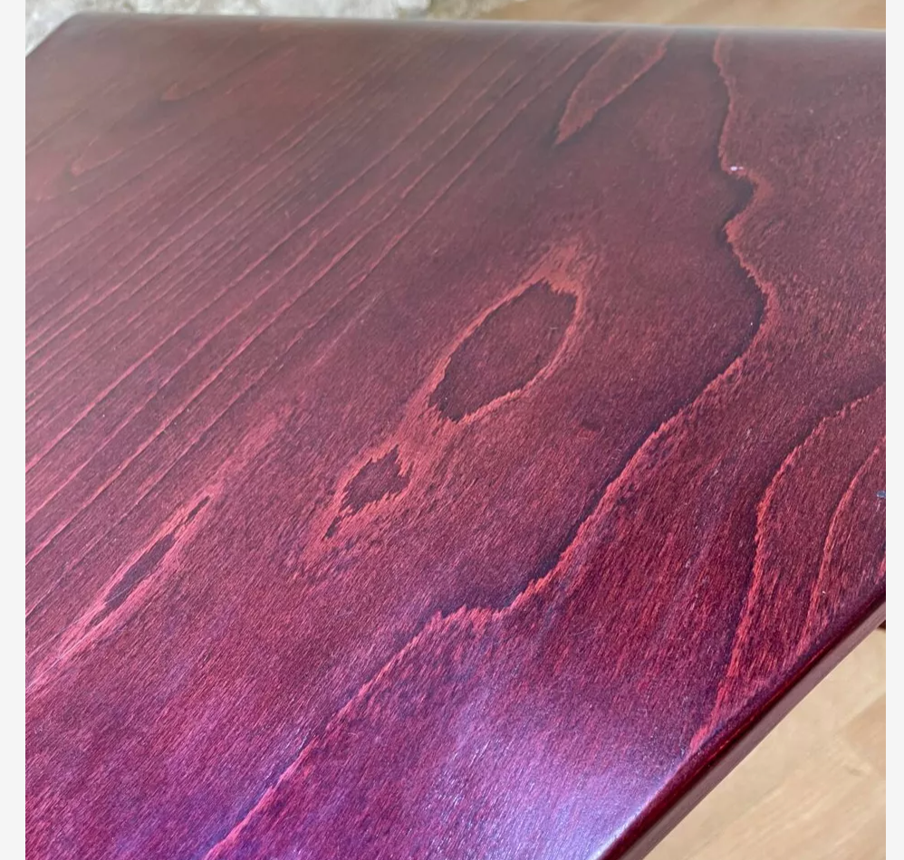 Table basse Stressless en bois cintré