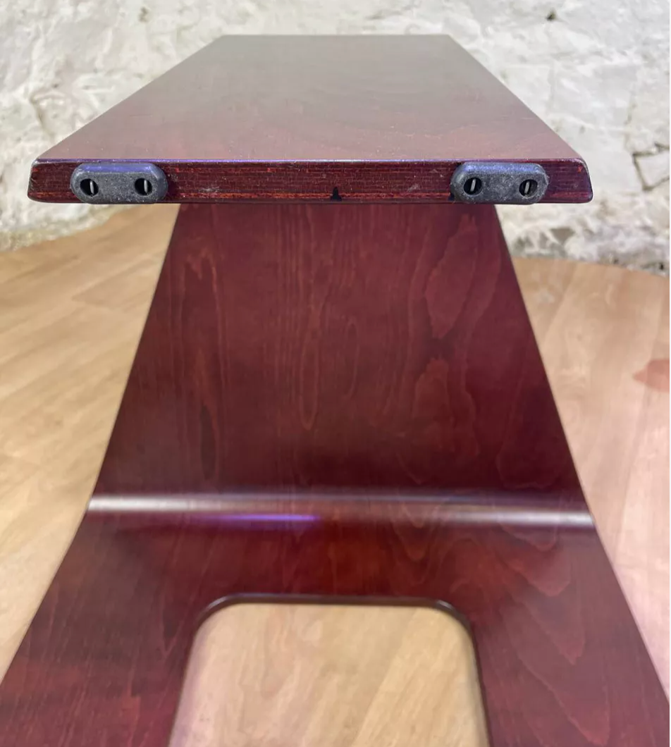Table basse Stressless en bois cintré