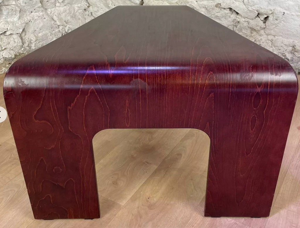 Table basse Stressless en bois cintré