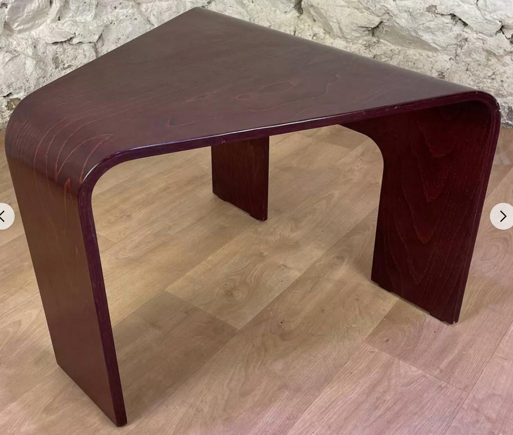 Table basse Stressless en bois cintré