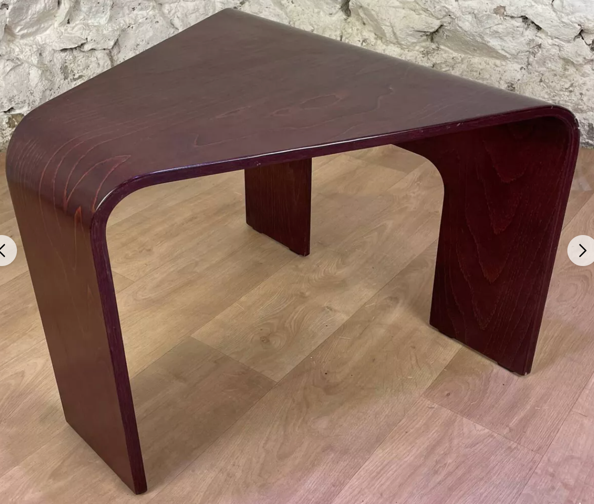 Table basse Stressless en bois cintré