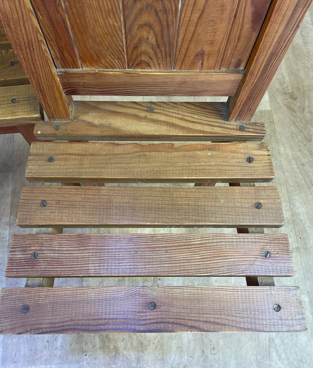 Lot de 4 chaises en bois années 1950