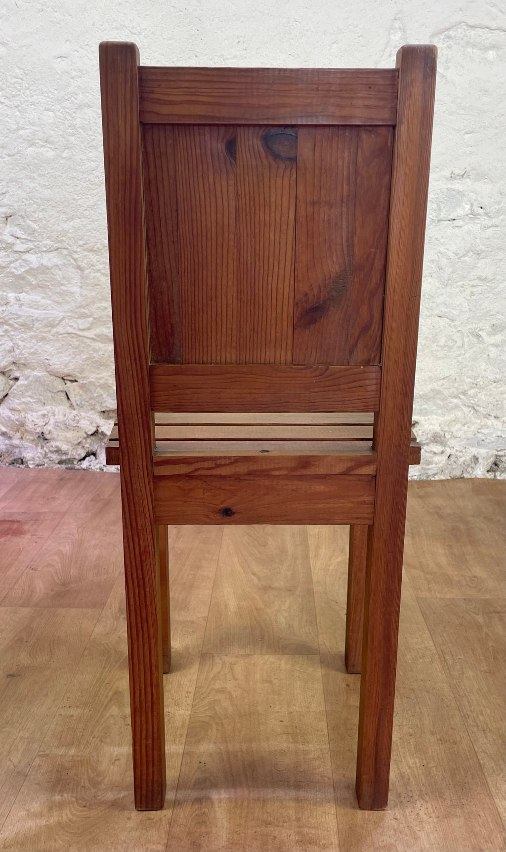 Lot de 4 chaises en bois années 1950