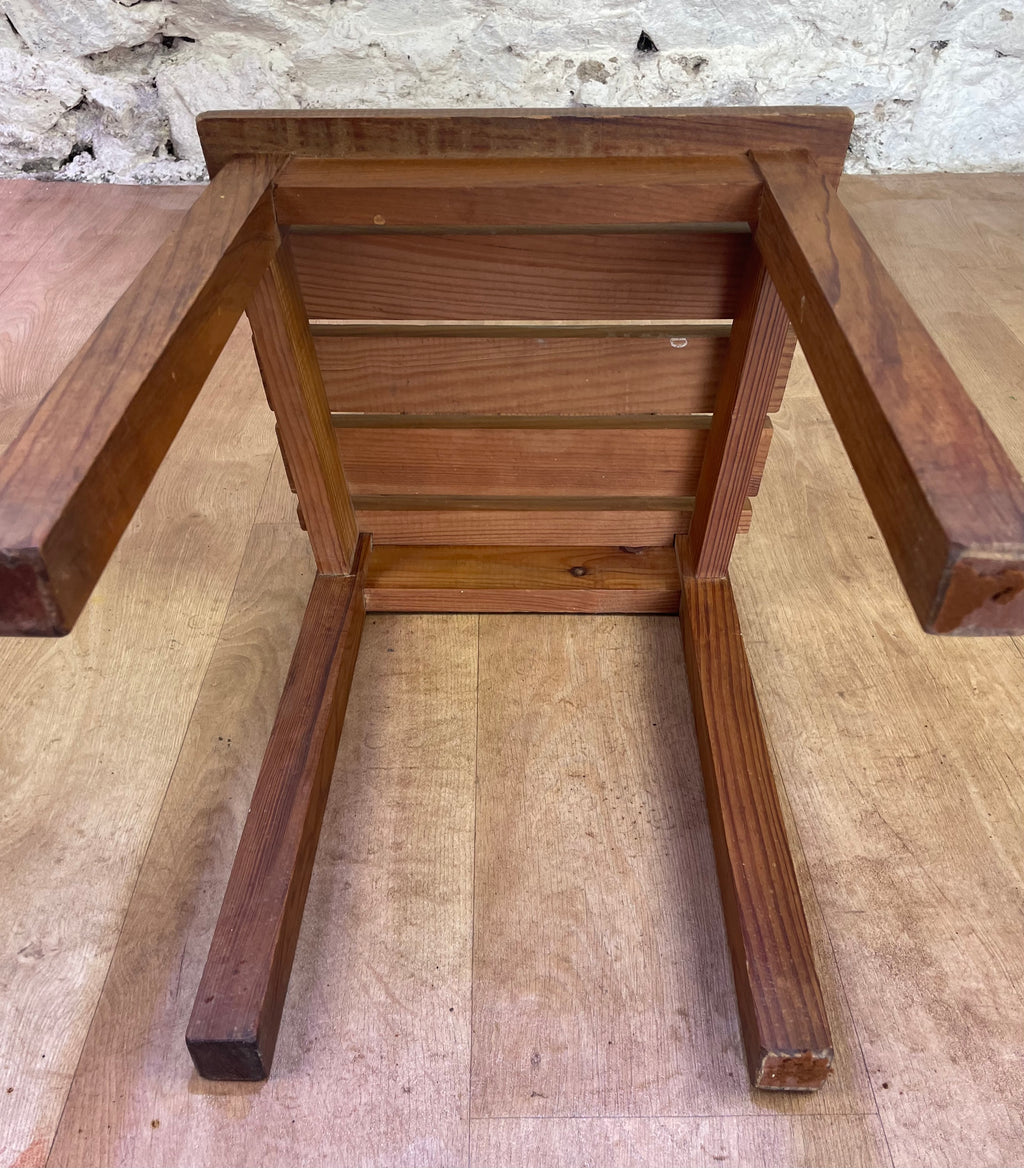 Lot de 4 chaises en bois années 1950