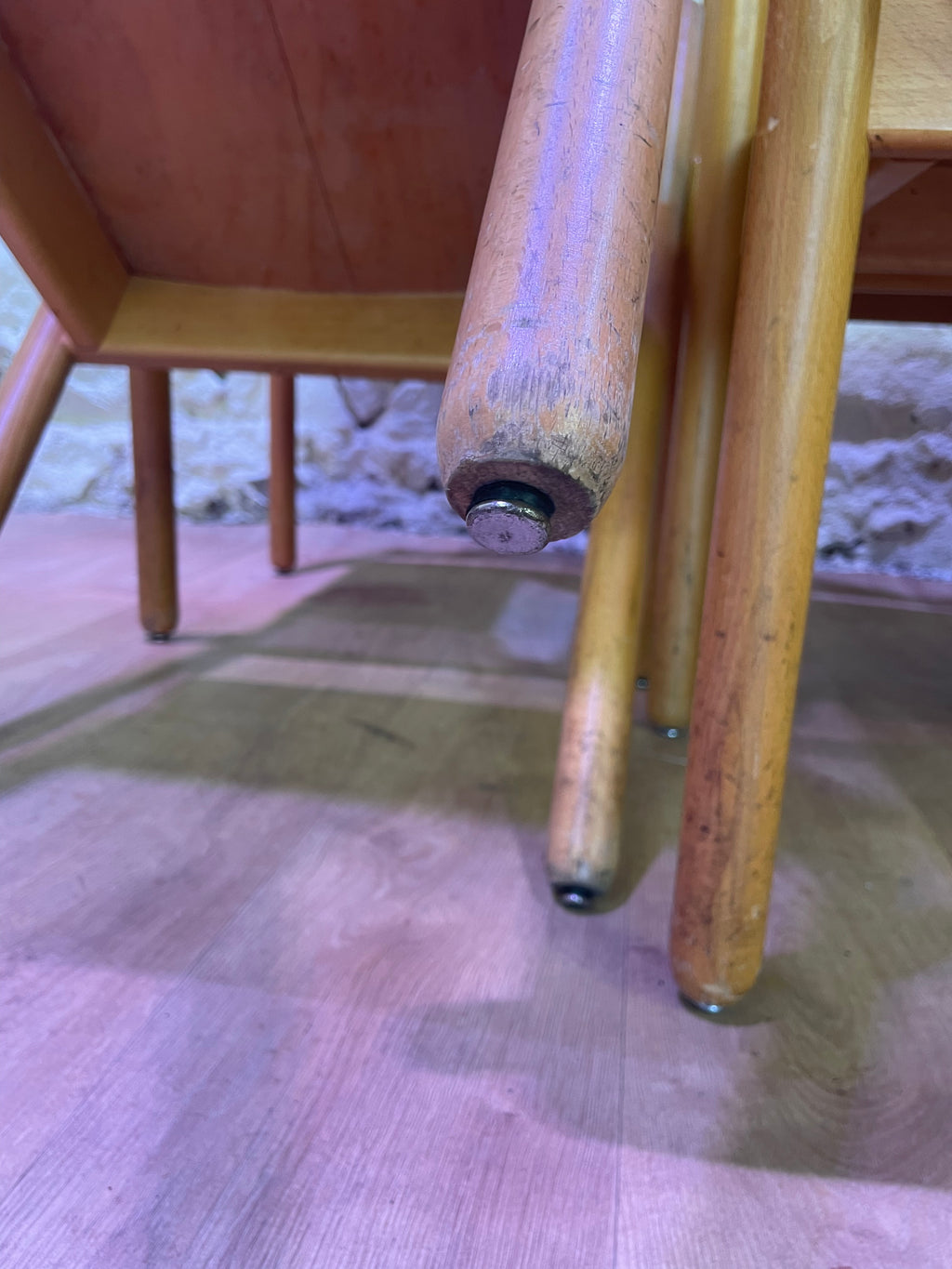 Lot 6 chaises bois de Karl Klipper