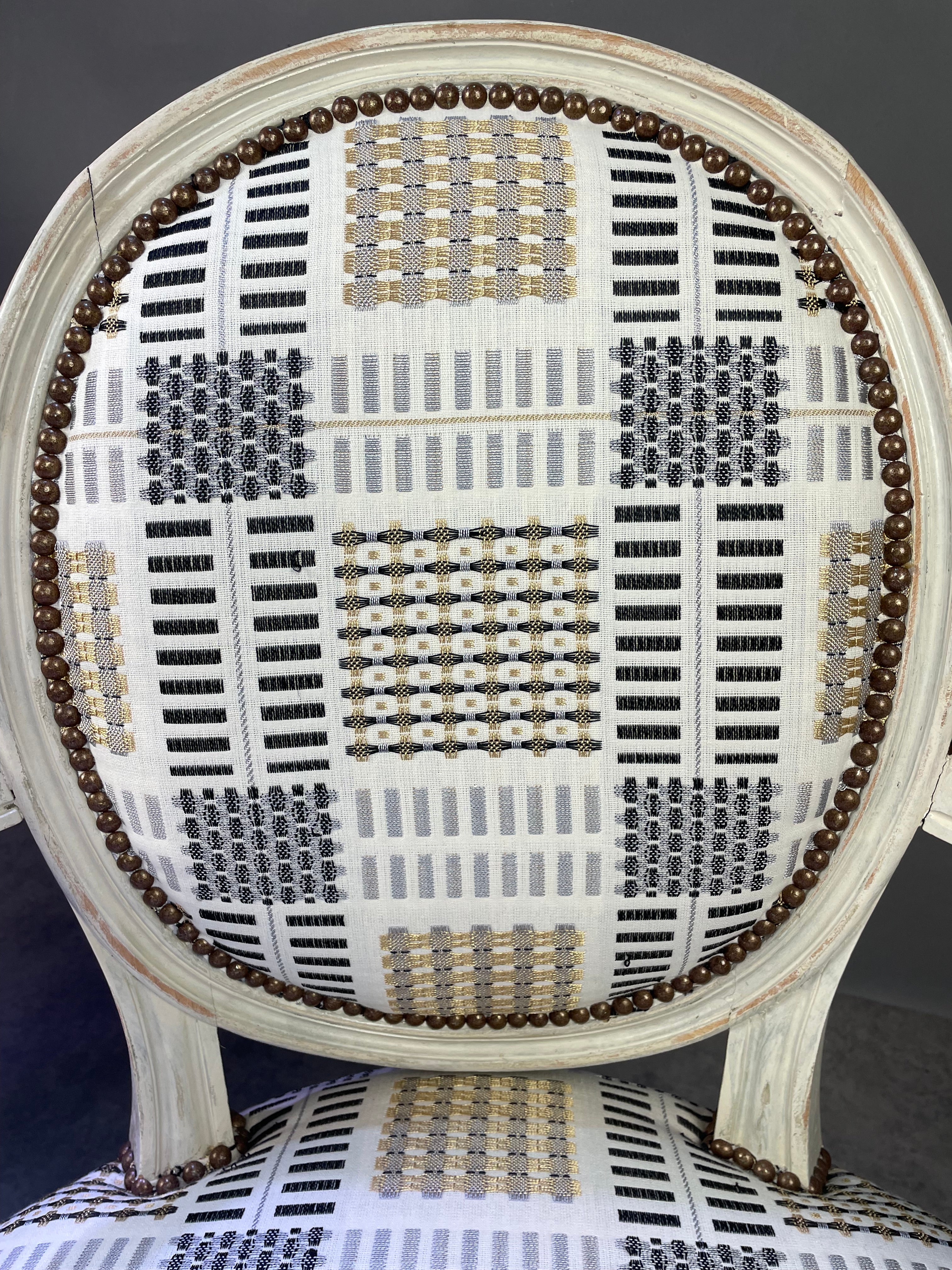 Paire de fauteuils style Louis 16