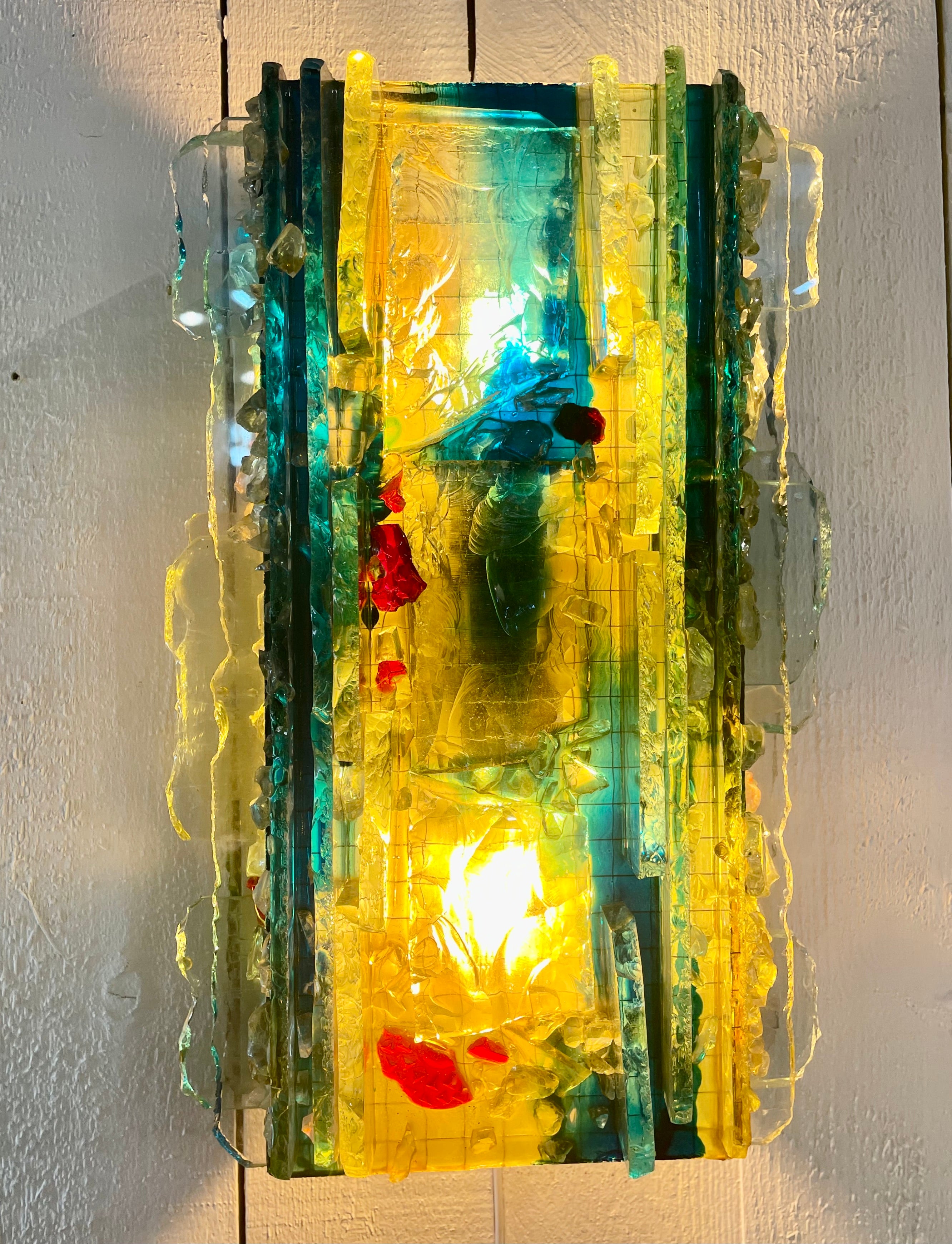 Applique en verre édition Raak