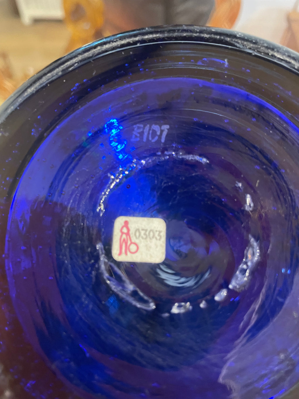 Pichet Biot bleu