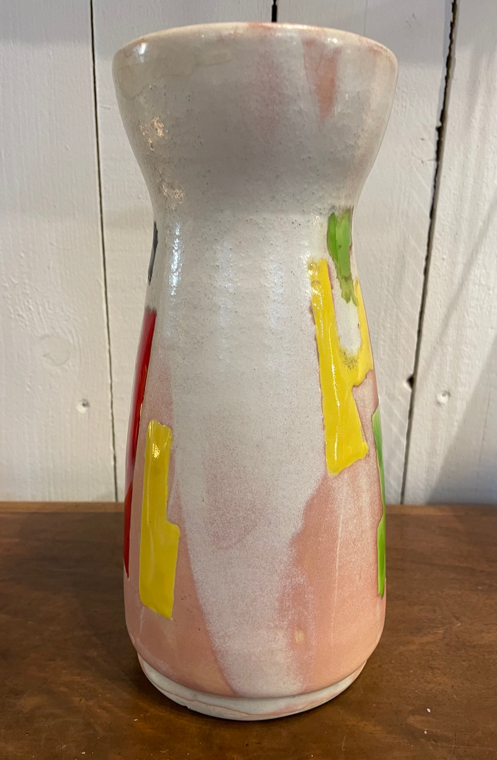 Vase multicolore années 1960