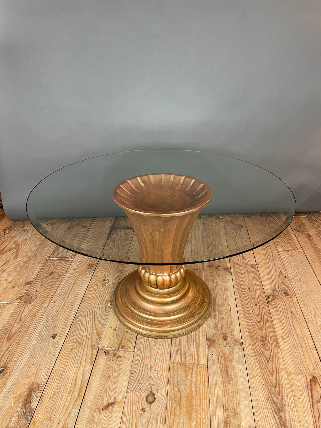Table à manger style néo-classique années 80
