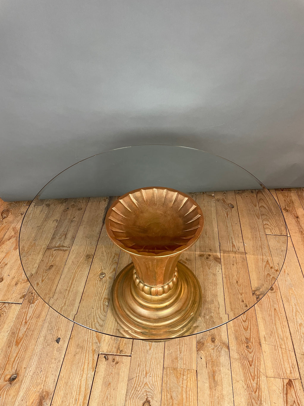 Table à manger style néo-classique années 80