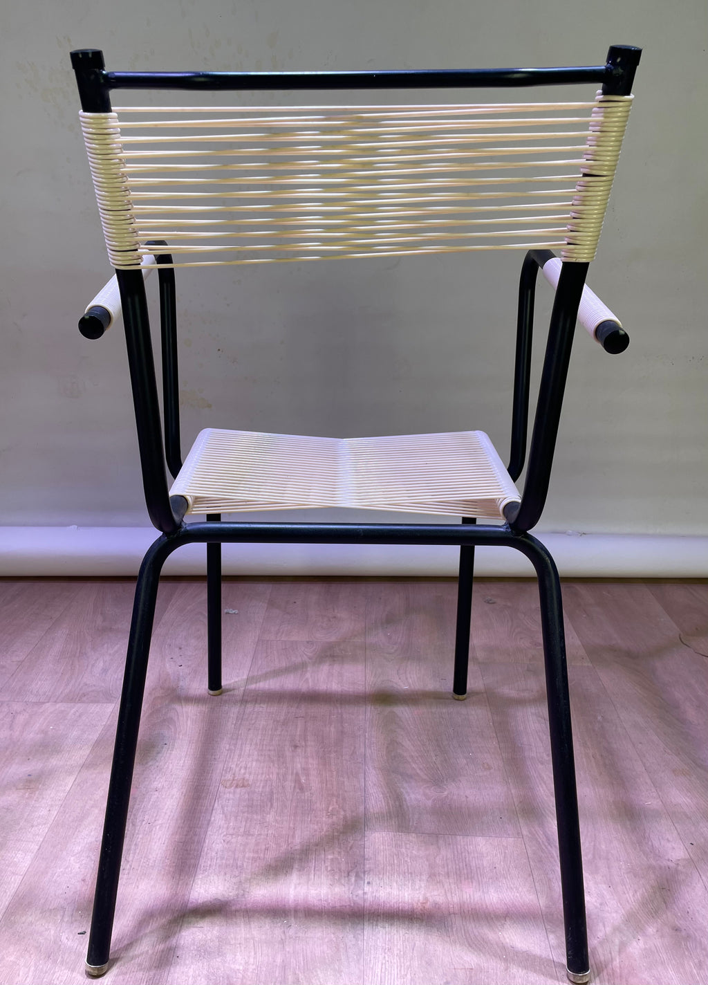 Paire de fauteuils "scoubidou"