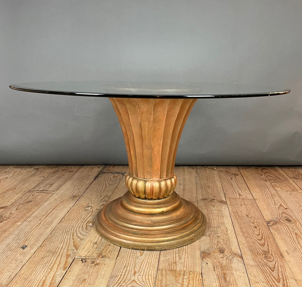 Table à manger style néo-classique années 80